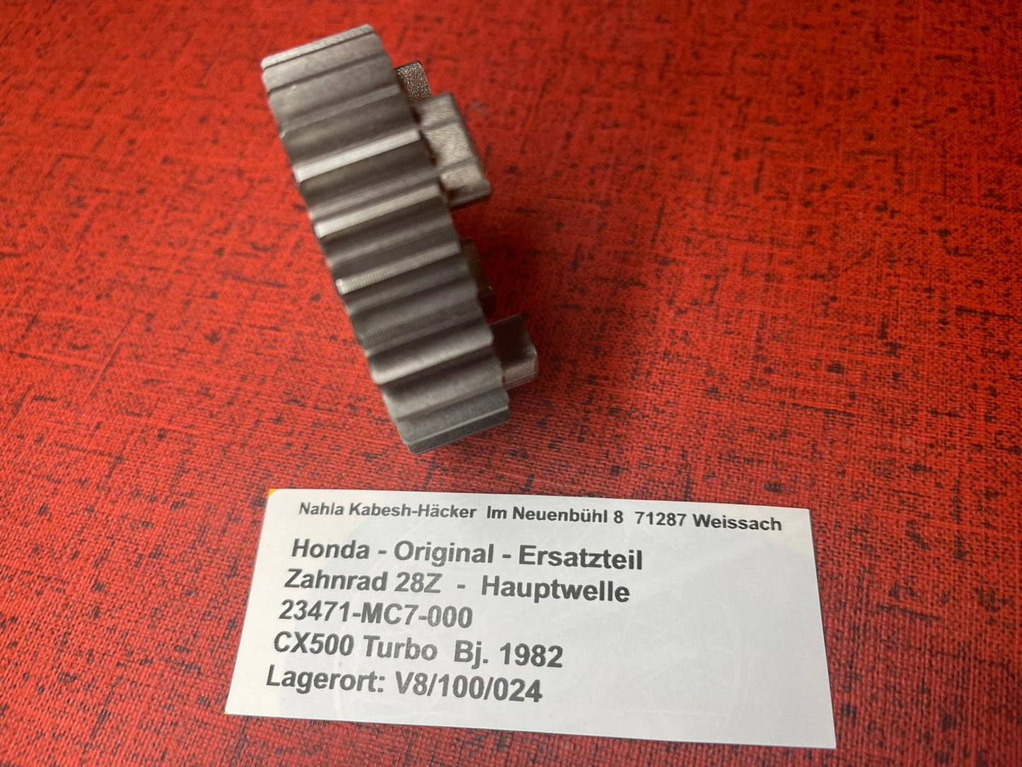 Zahnrad 28Z 4. Gang CX500T Bj. 1982 - 23471-MC7-000