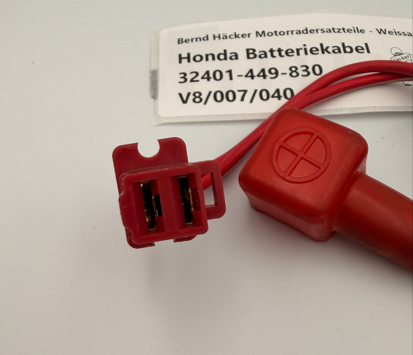 Kabel Batterie Anlasser mit Sicherung - 32401-449-830 - Honda CX500C