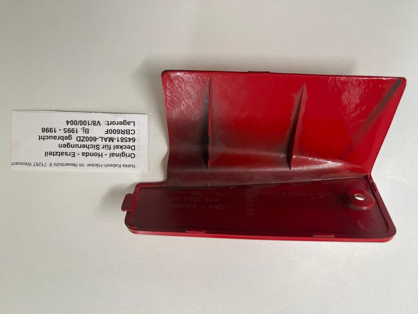Abdeckung Sicherungen CBR600F Original Honda 64581-MAL-600ZD