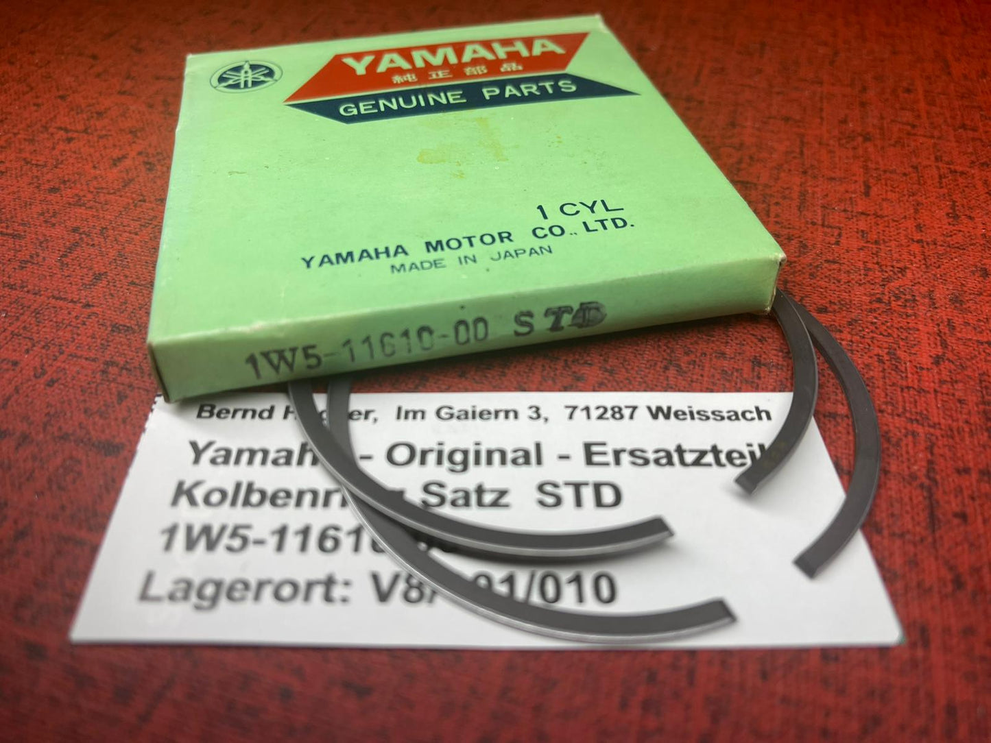 Kolbenring Satz STD IT250 IT 250 1977 - 1982 Yamaha 1W5-11610-300 NOS