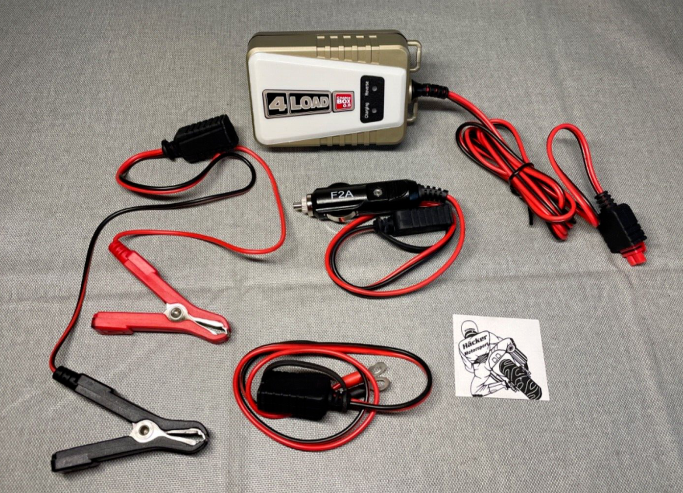 Batterieladegerät Charge Box 4 LOAD 0,8 AMP 12V