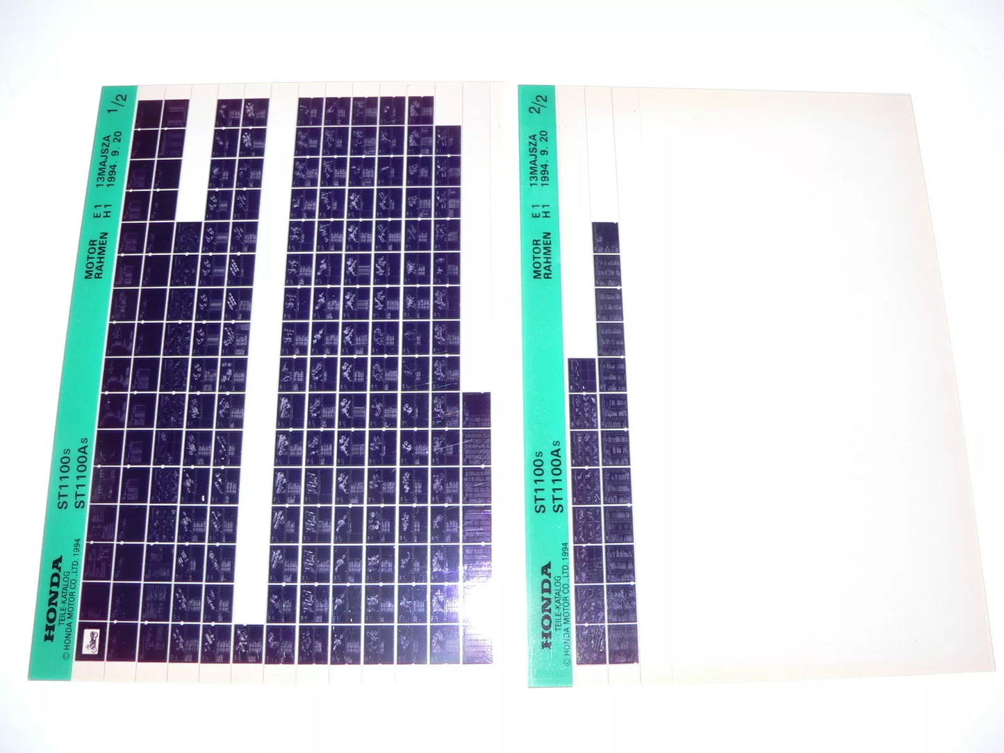 Microfich _ Spare parts list _ ST 1100 _ ST 1100 A (ABS) Pan European _ Year 1995