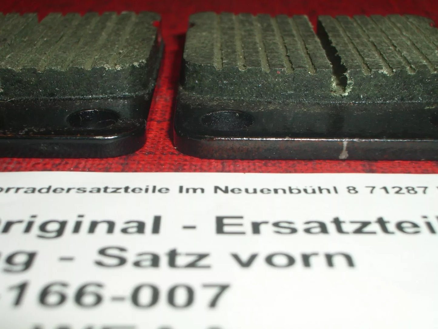 Original Bremsbeläge _ Bremsbelag - Satz _ vorn _ CG 125 E _ 2004-2008 _ FA 054_
