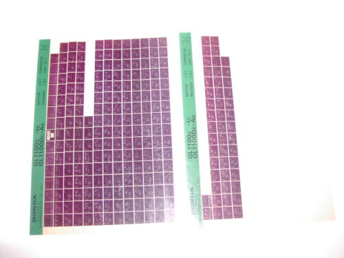 Microfich spare parts list _ GL 1100 _ GL 1100 D / A / I _ GL1100_ Year of manufacture 1982