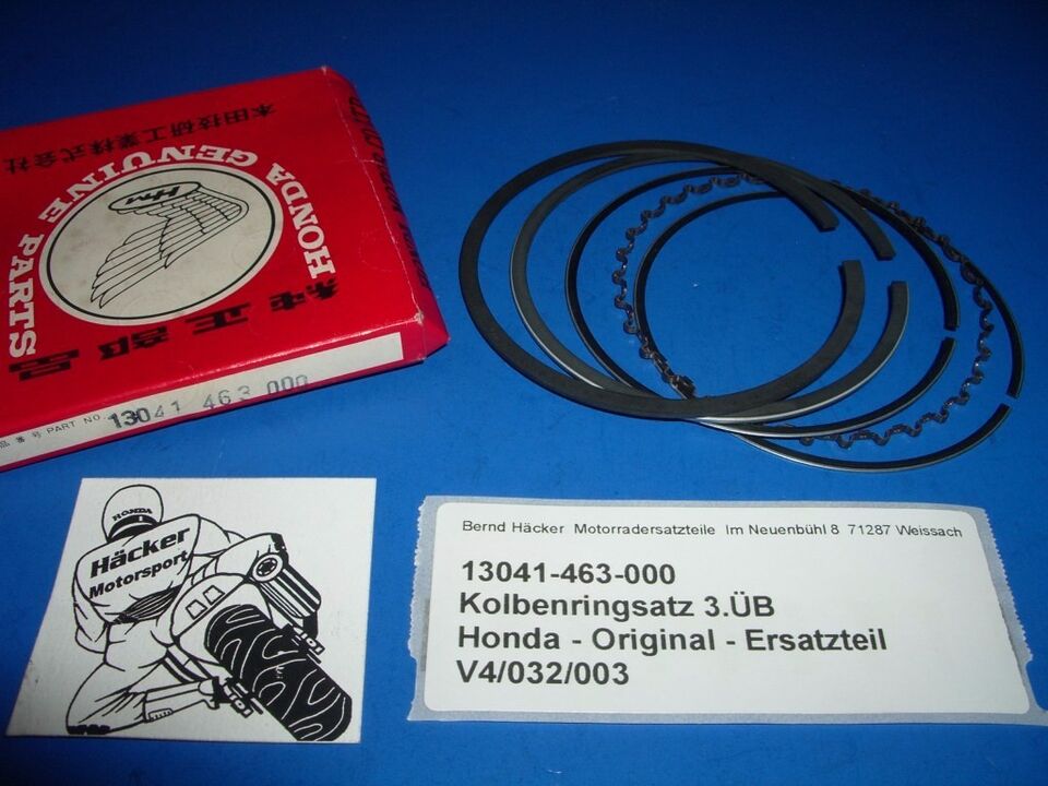 Kolbenringe 3.ÜB _ RING SET, PISTON 0.75 _ GL 1100 A + I + D _ 13041-463-000