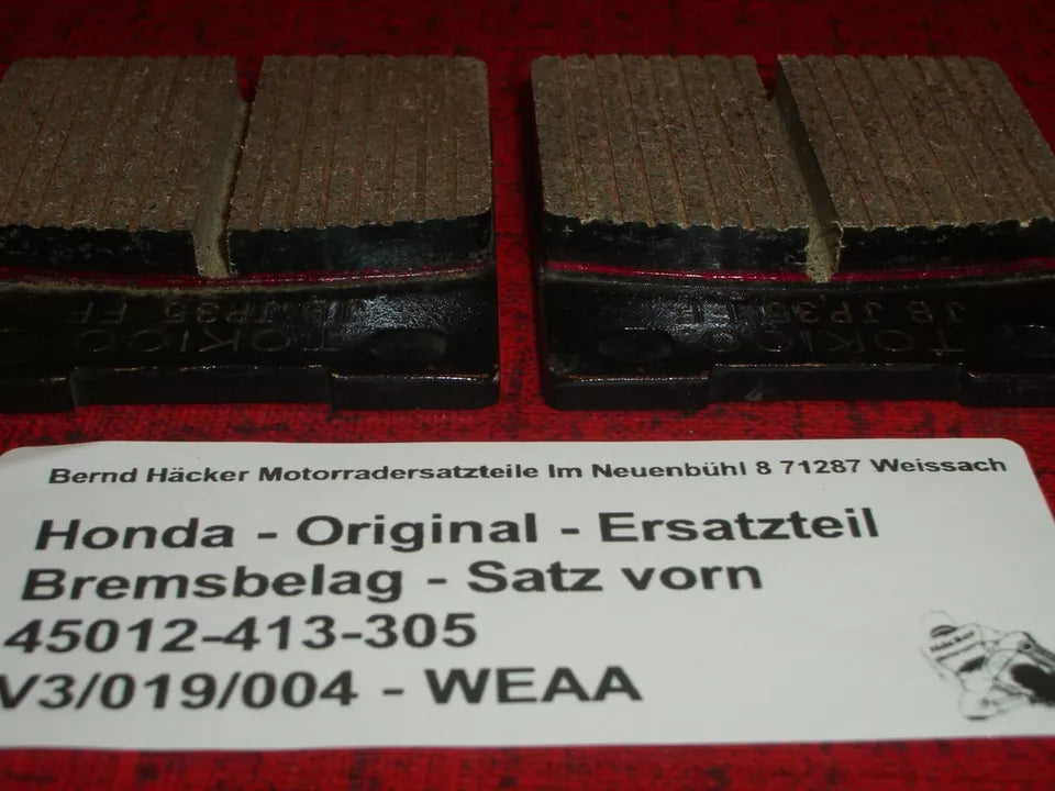 Original Bremsbeläge _ Bremsbelag - Satz _ vorn _ CB 250 N _ CB 400 ND _ FA 045