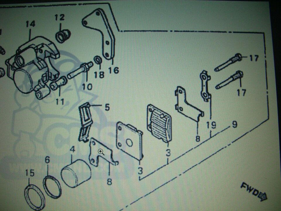 Original Bremsbeläge _ Bremsbelag - Satz _ vorn _ MB 50 S _ MB-5 _45120-166-000