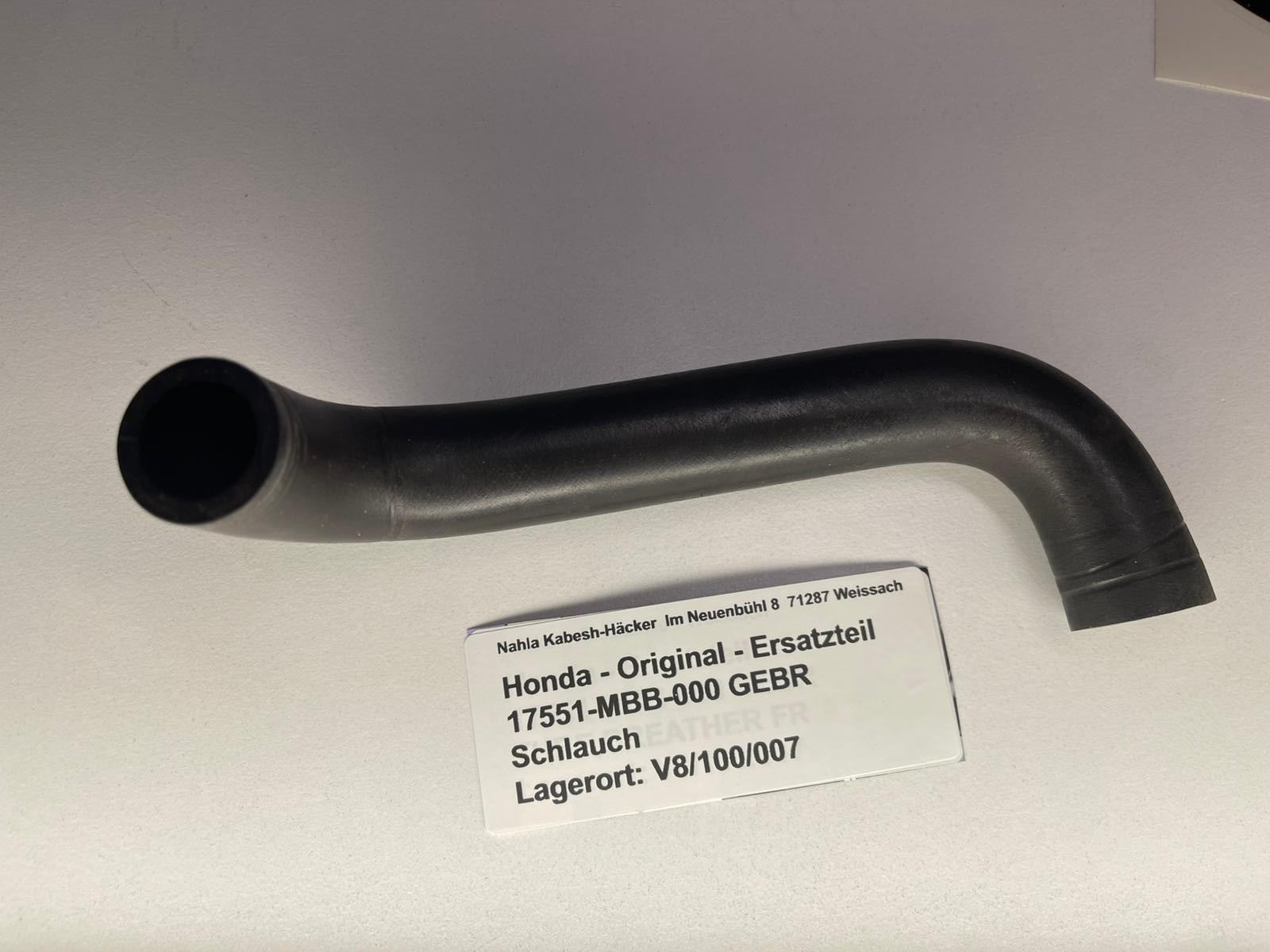 Schlauch  MOTORENTLÜFTUNG VTR1000F XL1000V  Bj. 1997 - 2009 Original Honda 17551-MBB-000