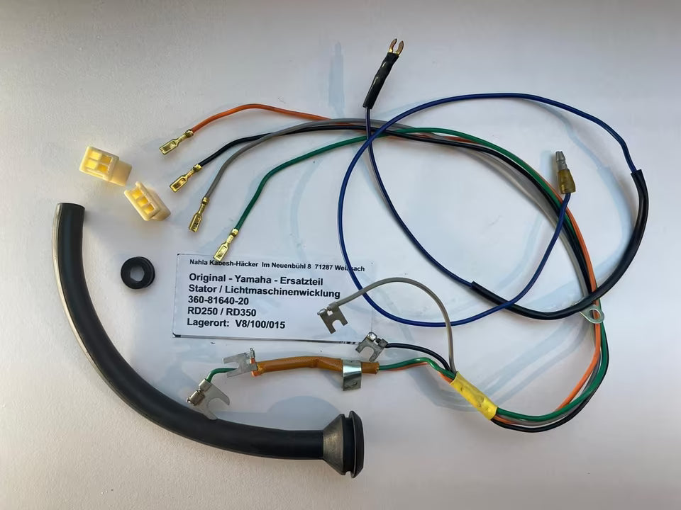 Original Yamaha Stator Lichtmaschine 360-81640-20 | RD 250 350 DS7 R5 (1970-1975) – New Old Stock