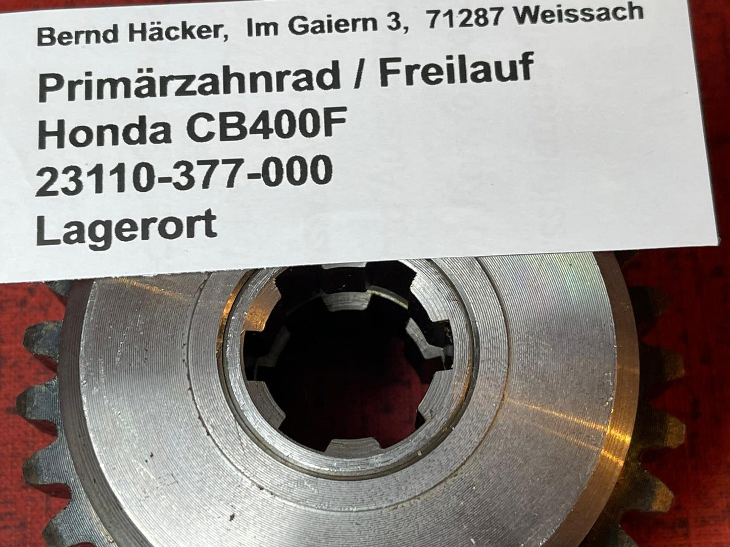 Primärzahnrad - Freilauf CB400F Honda - 23110-377-000
