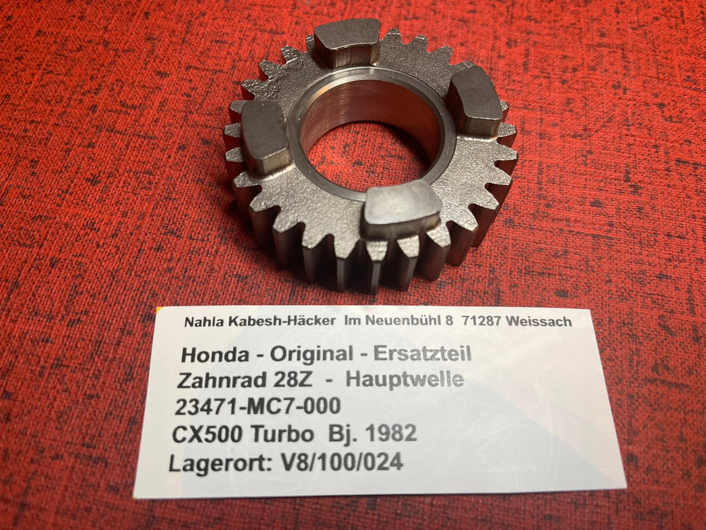 Zahnrad 28Z 4. Gang CX500T Bj. 1982 -  23471-MC7-000