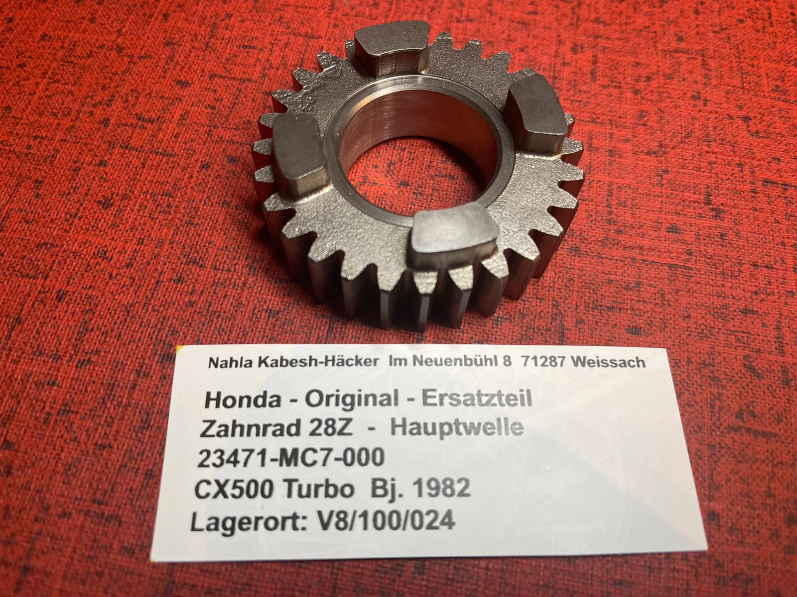Zahnrad 28Z 4. Gang CX500T Bj. 1982 -  23471-MC7-000