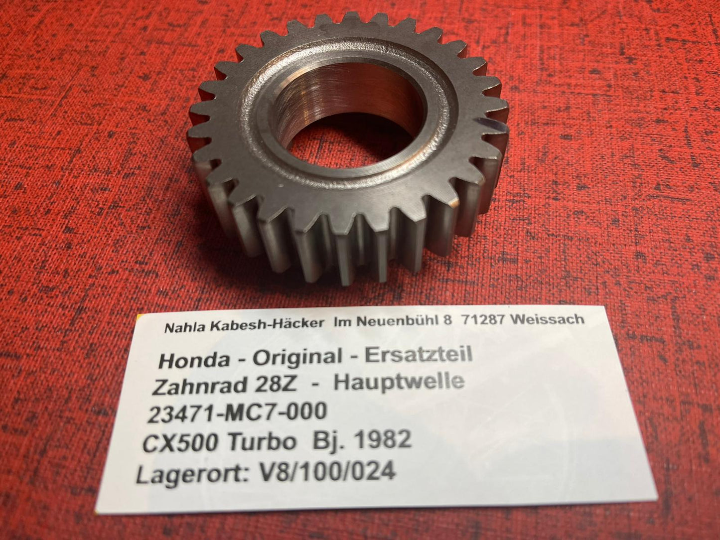 Zahnrad 28Z 4. Gang CX500T Bj. 1982 -  23471-MC7-000