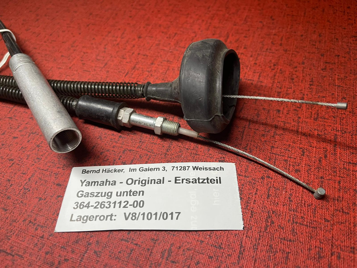 Gasszug MX250 MX360 Bj. 1974 - 364-26312-00 ONS neu