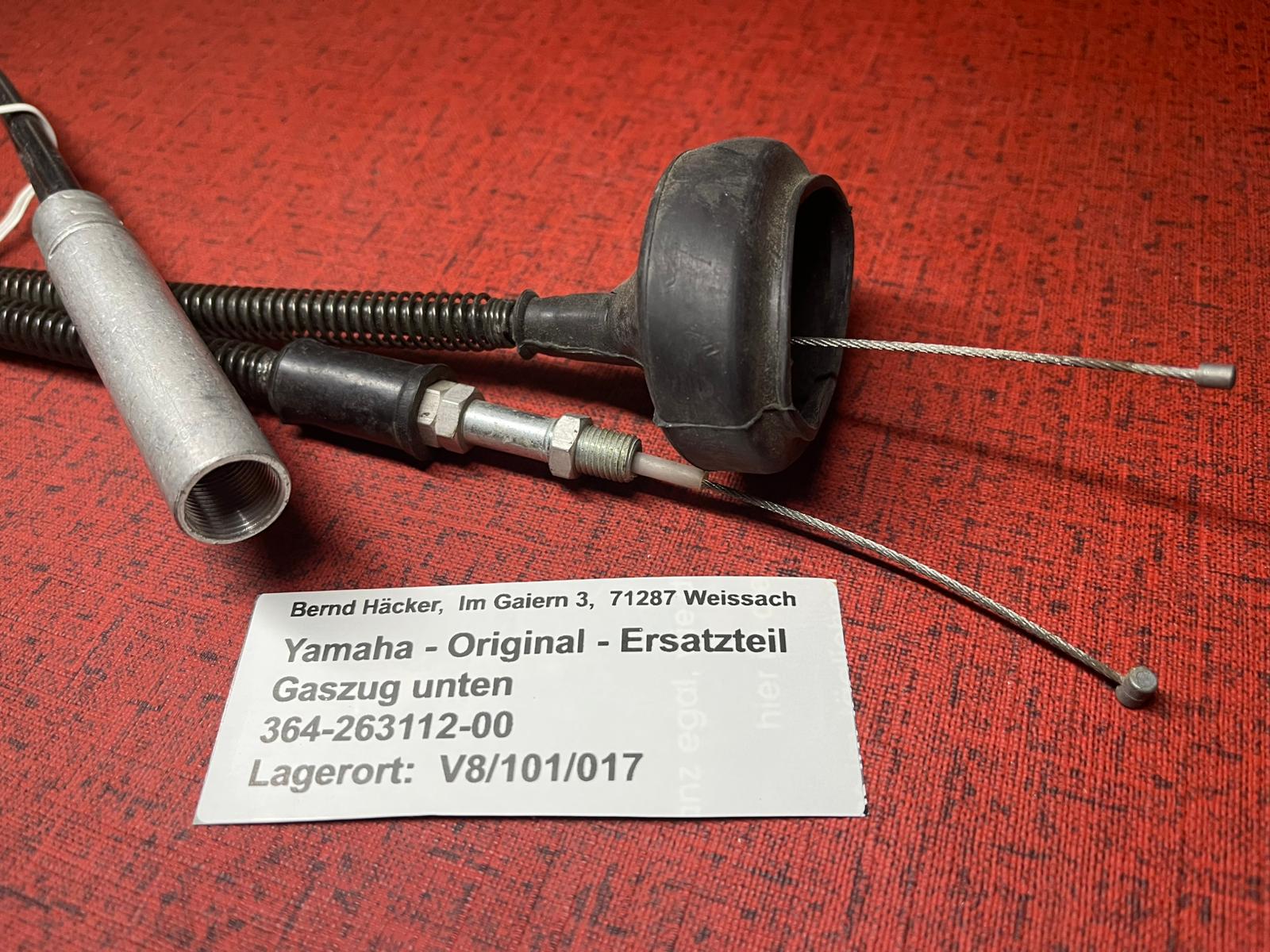 Gasszug MX250 MX360 Bj. 1974 - 364-26312-00 ONS neu