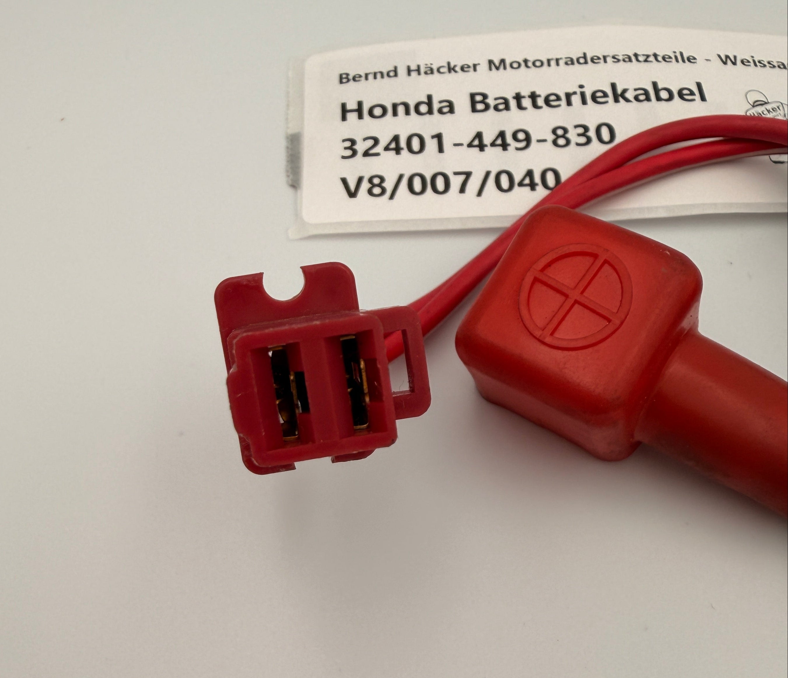 Kabel Batterie Anlasser mit Sicherung - 32401-449-830 - Honda CX500C