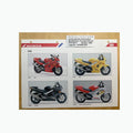 VFR800FI VFR 800 FI Baujahr 1999 - Honda Original Farbchart Prospekt