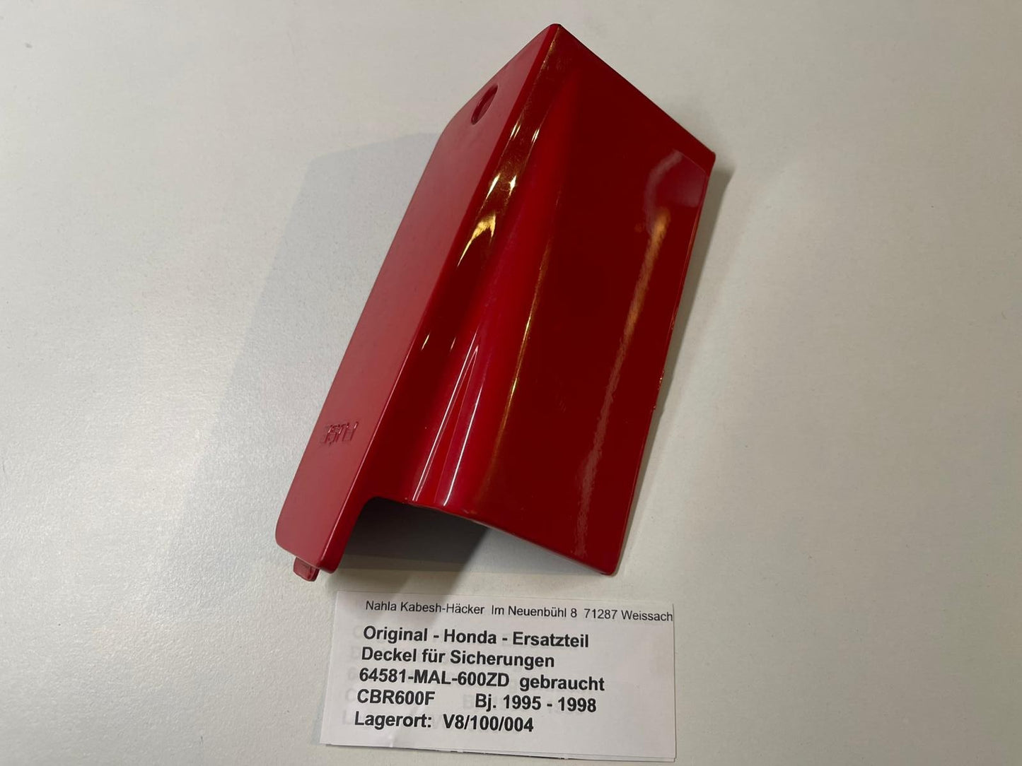 Abdeckung Sicherungen CBR600F Original Honda 64581-MAL-600ZD