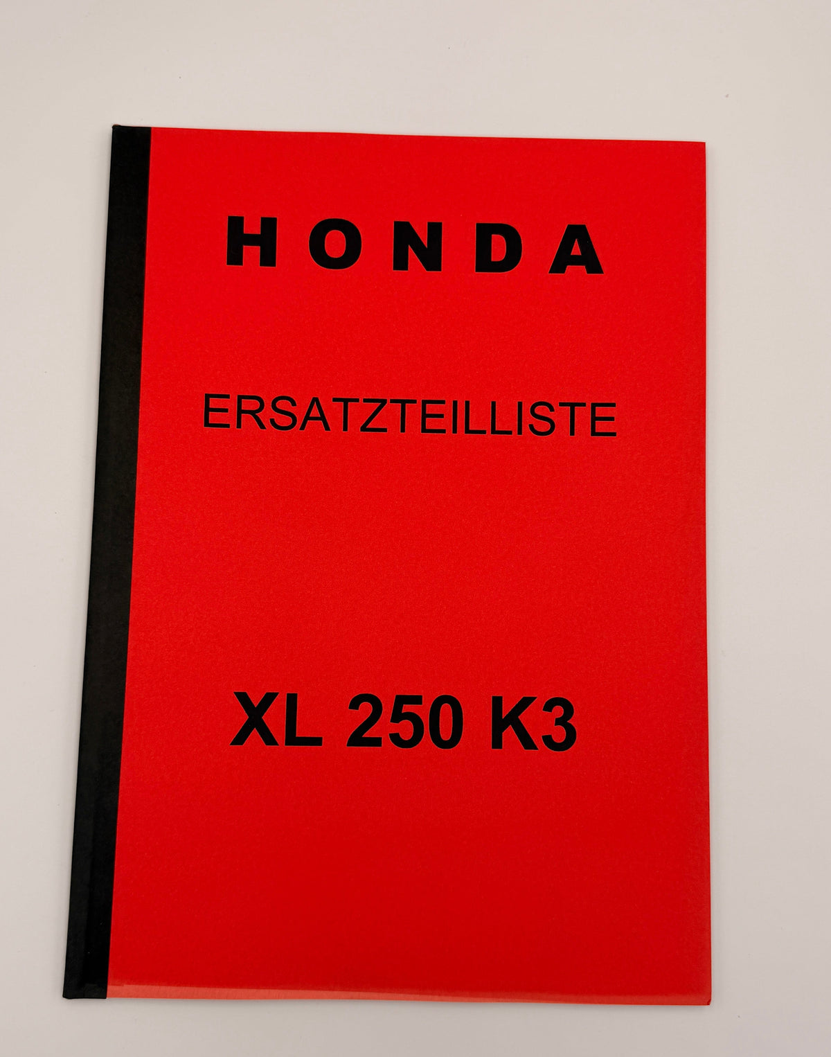 XL 250 K3 Bj 1976 Ersatzteilkatalog / Teilekatalog / Teileliste