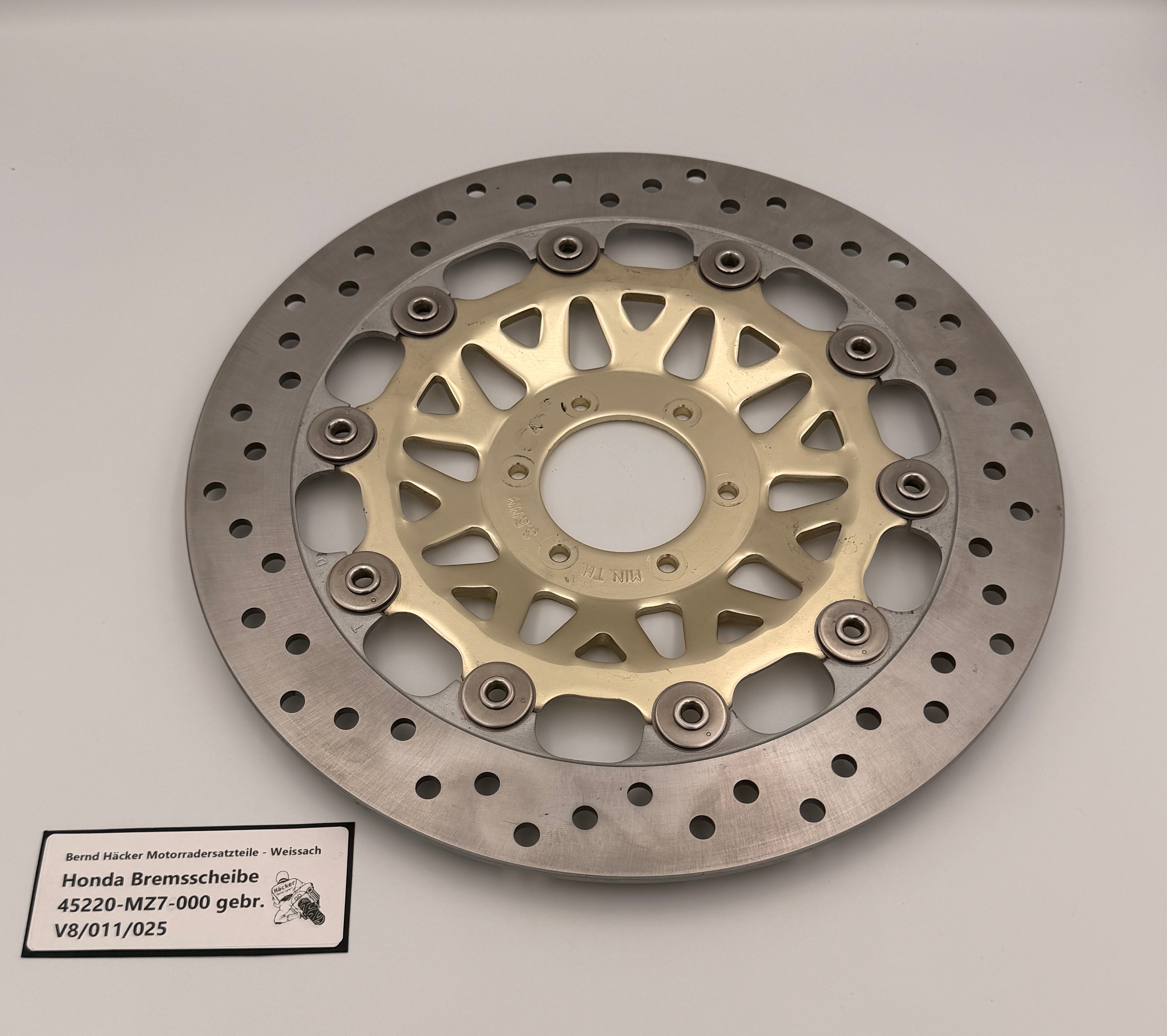 Bremsscheibefür Fireblade Honda 45220-MZ7-000 gebraucht / sehr gut