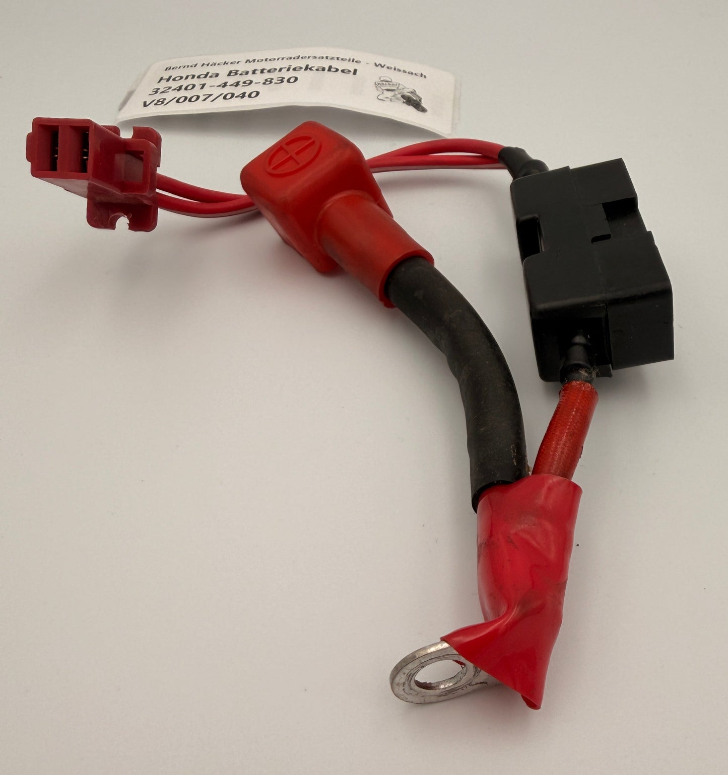 Kabel Batterie Anlasser mit Sicherung - 32401-449-830 - Honda CX500C