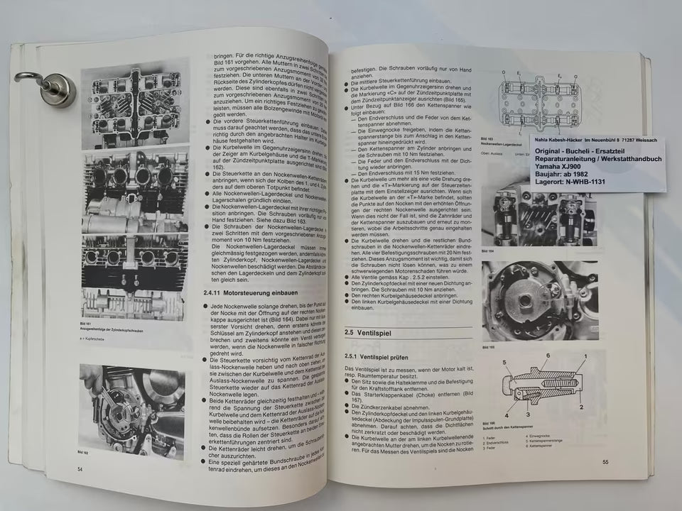 WORKSHOP MANUAL _ GERMAN _ original _ SUZUKI_ GSX 750 _ year of manufacture 1998