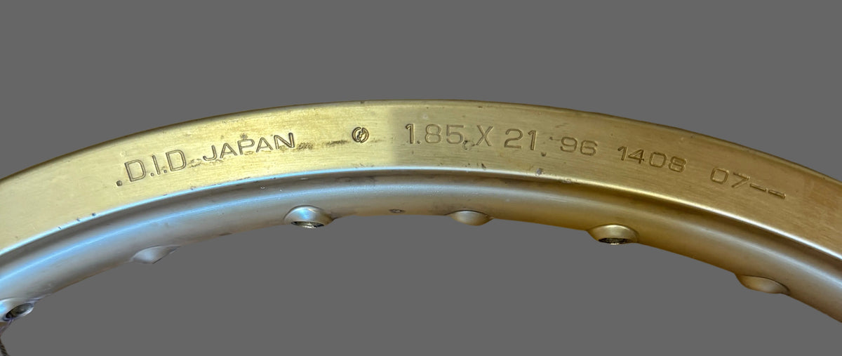 eloxierte Aluminium Felge vorne Honda 44701-MM9-003