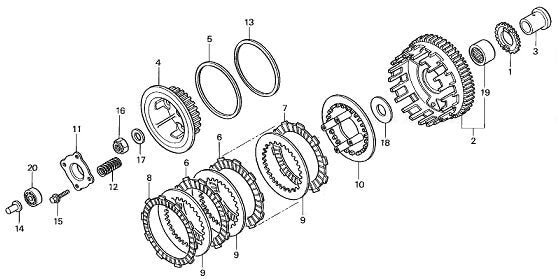 WORKSHOP MANUAL _ GERMAN _ original _ SUZUKI_ GSX 750 _ year of manufacture 1998