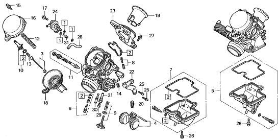 WORKSHOP MANUAL _ GERMAN _ original _ SUZUKI_ GSX 750 _ year of manufacture 1998