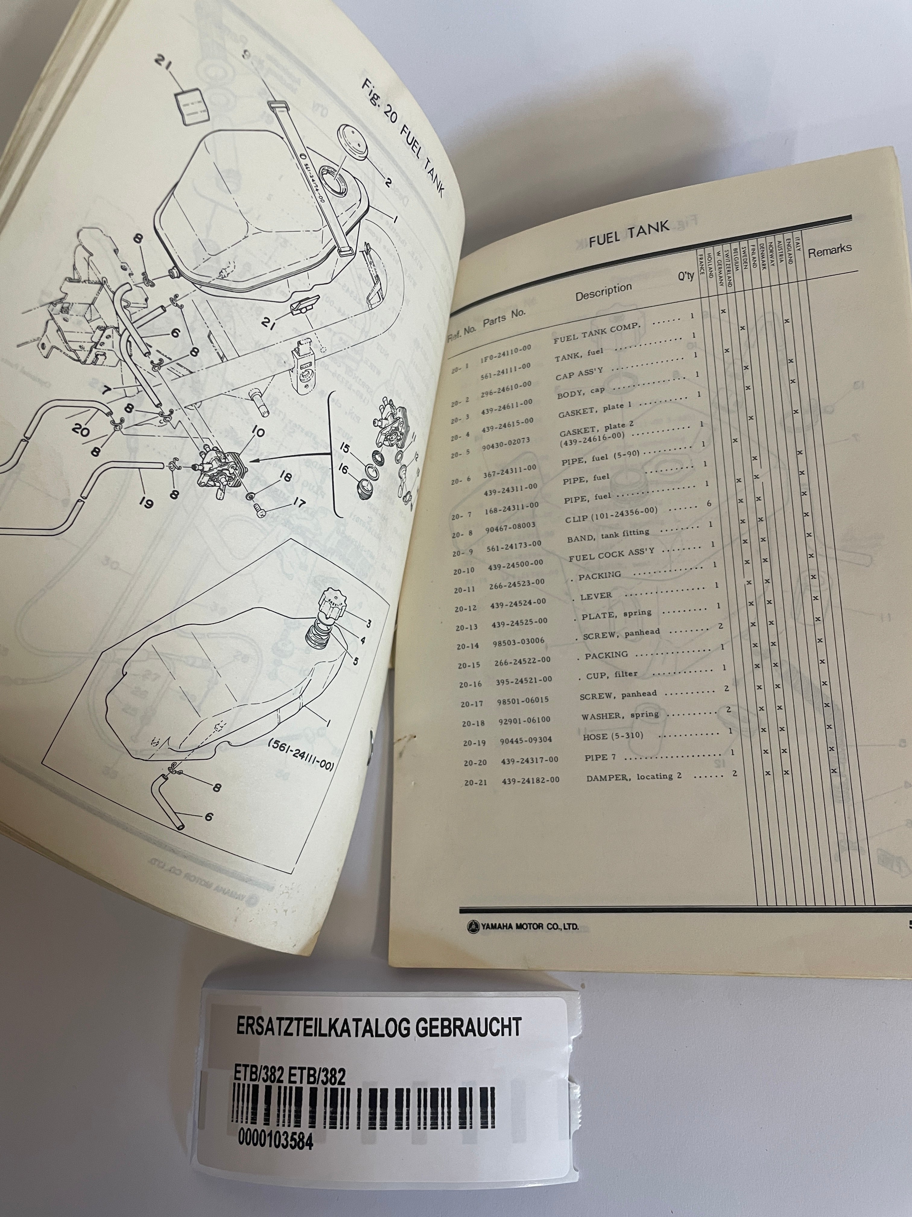 Yamaha  LB50IIAM Typ 1F0 Ersatzteilkatalog Parts List