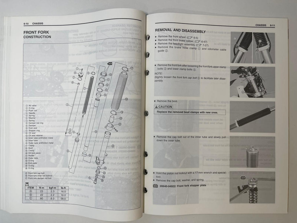 Werkstatthandbuch Suzuki DR-Z400  Bj. ab 2000 -