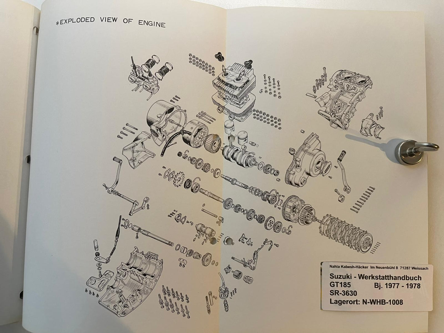 Werkstatthandbuch Suzuki GT185 GT 185  Bj. 1977 - 1978