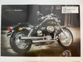 Prospekt Honda VT750DC Black Widow Bj. 2001 + Aufkleber