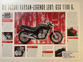Prospekt Suzuki GSX1100G GSX 1100 G Bj. 1993 Kardan