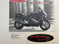 Prospekt Honda CBR1000F Dual CBS Bj. 1999 + Aufkleber