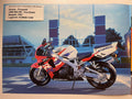 Prospekt Honda CBR900RR CBR 900 RR Fire Blade Baujahr 1997 + Aufkleber