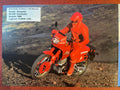 Prospekt Honda NX650 Dominator Bj. 1988 + Aufkleber