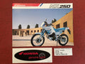 Prospekt Honda NX250 - NX 250 Bj. 1990 + Aufkleber