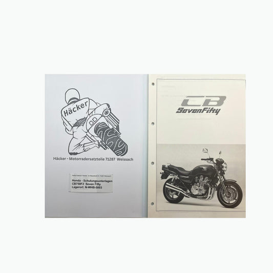 Honda Schulungs - Unterlagen CB750F2 CB 750 F2 Seven Fifty ab Baujahr 1993 für Sammler