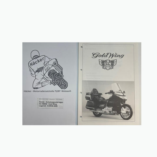 Honda Schulungs - Unterlagen GL1500SE GL 1500 SE Gold Wing ab Baujahr 1993 für Sammler