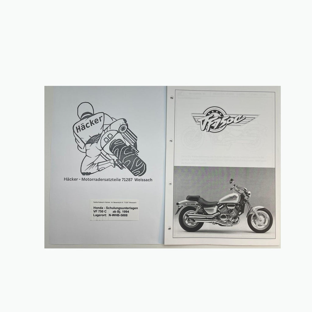 Honda Schulungs - Unterlagen VF750C VF 750 C Magna ab Baujahr 1994 für Sammler
