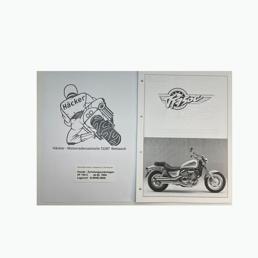 Honda Schulungs - Unterlagen VF750C VF 750 C Magna ab Baujahr 1994 für Sammler