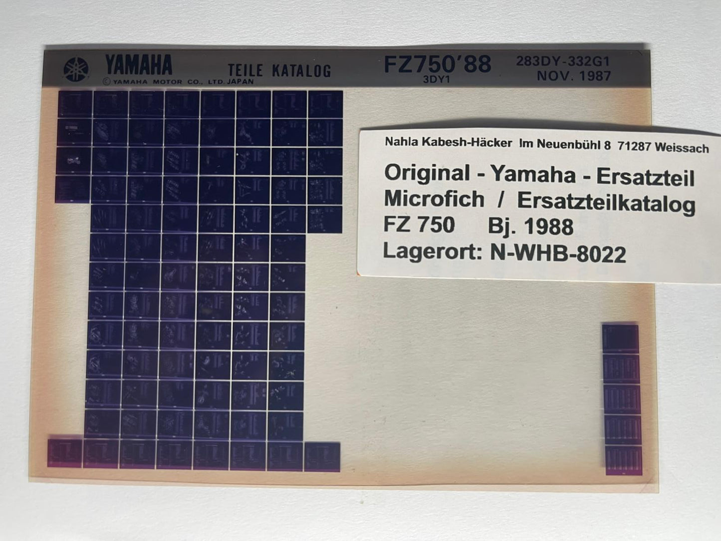 WORKSHOP MANUAL _ GERMAN _ original _ SUZUKI_ GSX 750 _ year of manufacture 1998
