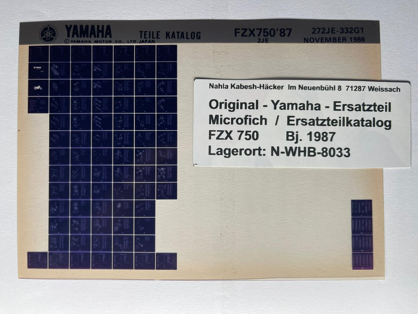 WORKSHOP MANUAL _ GERMAN _ original _ SUZUKI_ GSX 750 _ year of manufacture 1998