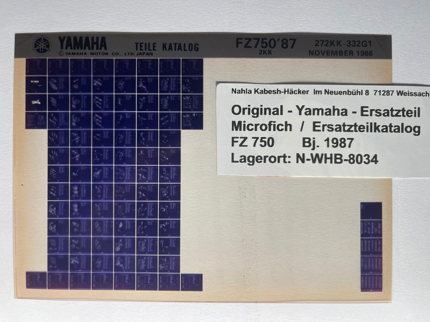 WORKSHOP MANUAL _ GERMAN _ original _ SUZUKI_ GSX 750 _ year of manufacture 1998