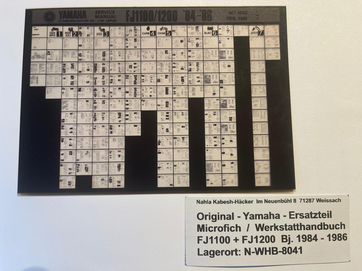 WORKSHOP MANUAL _ GERMAN _ original _ SUZUKI_ GSX 750 _ year of manufacture 1998