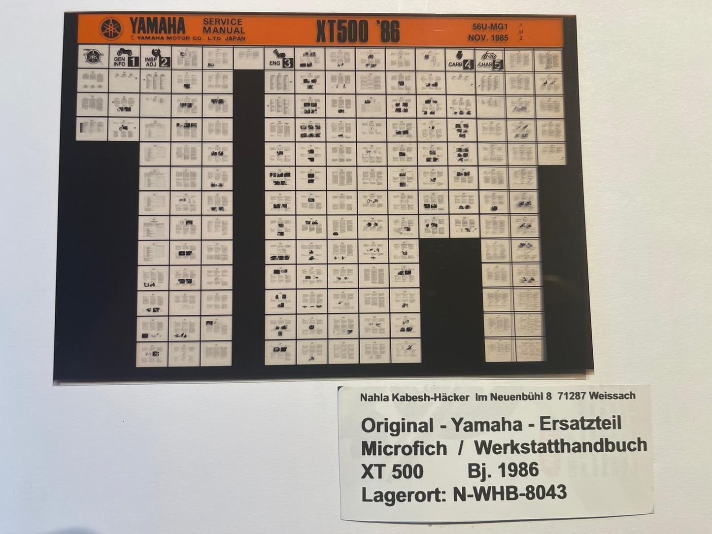 WORKSHOP MANUAL _ GERMAN _ original _ SUZUKI_ GSX 750 _ year of manufacture 1998
