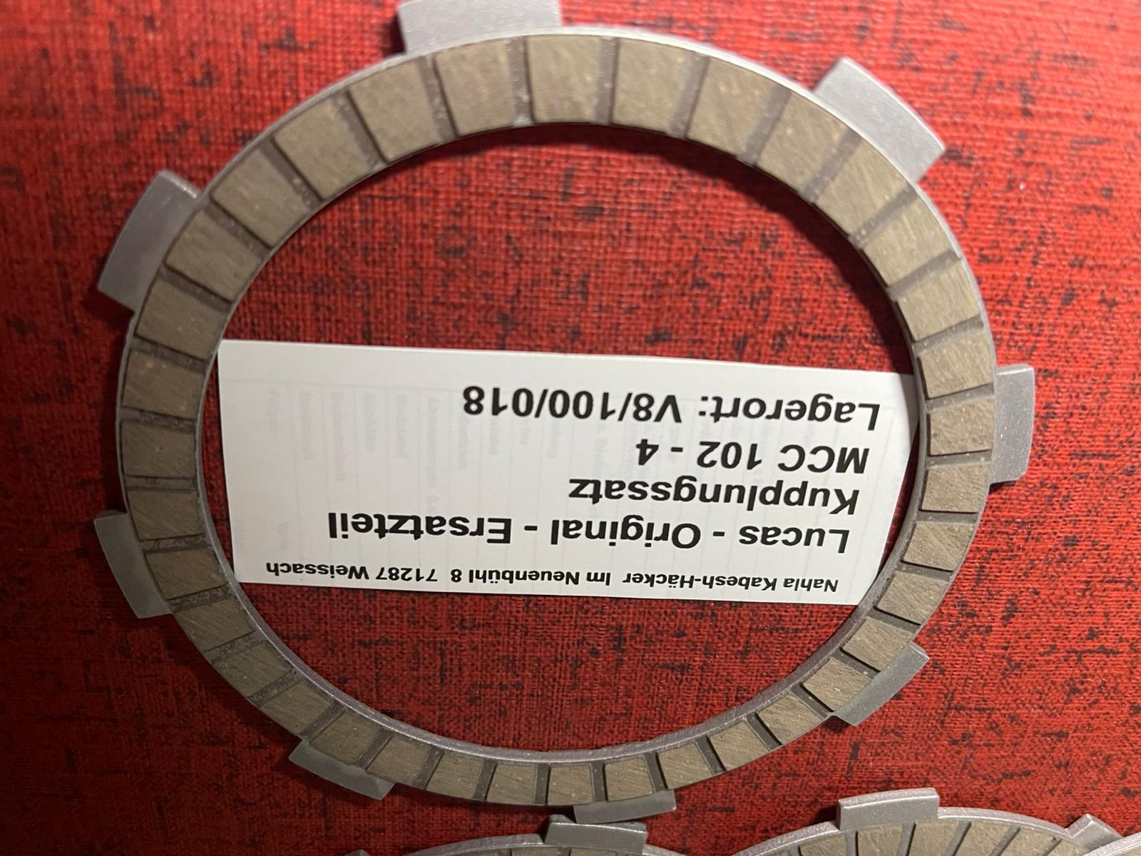 Kupplungslamellen Satz MT80 MTX80 MTX80R MTX80R2 Bj. 1980 - 1987 Honda