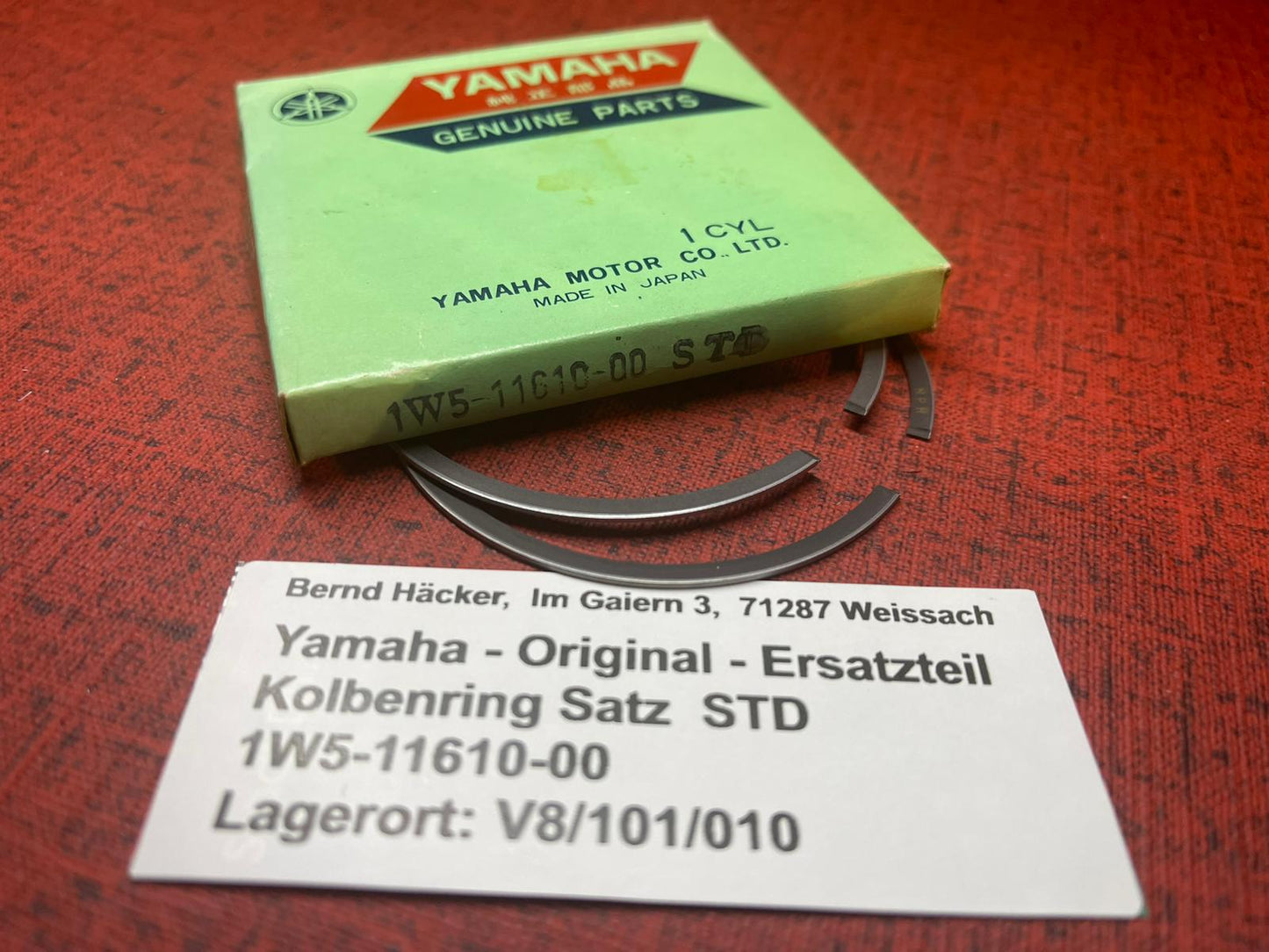 Kolbenring Satz STD IT250 IT 250 1977 - 1982  Yamaha 1W5-11610-300 NOS