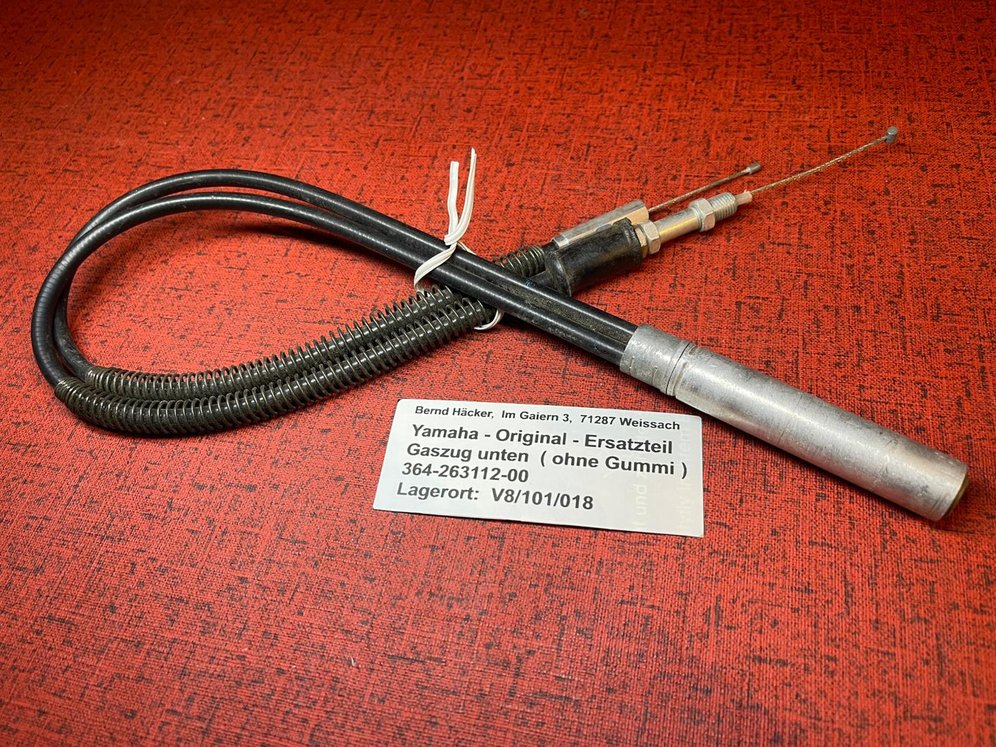 Gasszug MX250 MX360 Bj. 1974 - 364-26312-00 ONS ohne Gummi